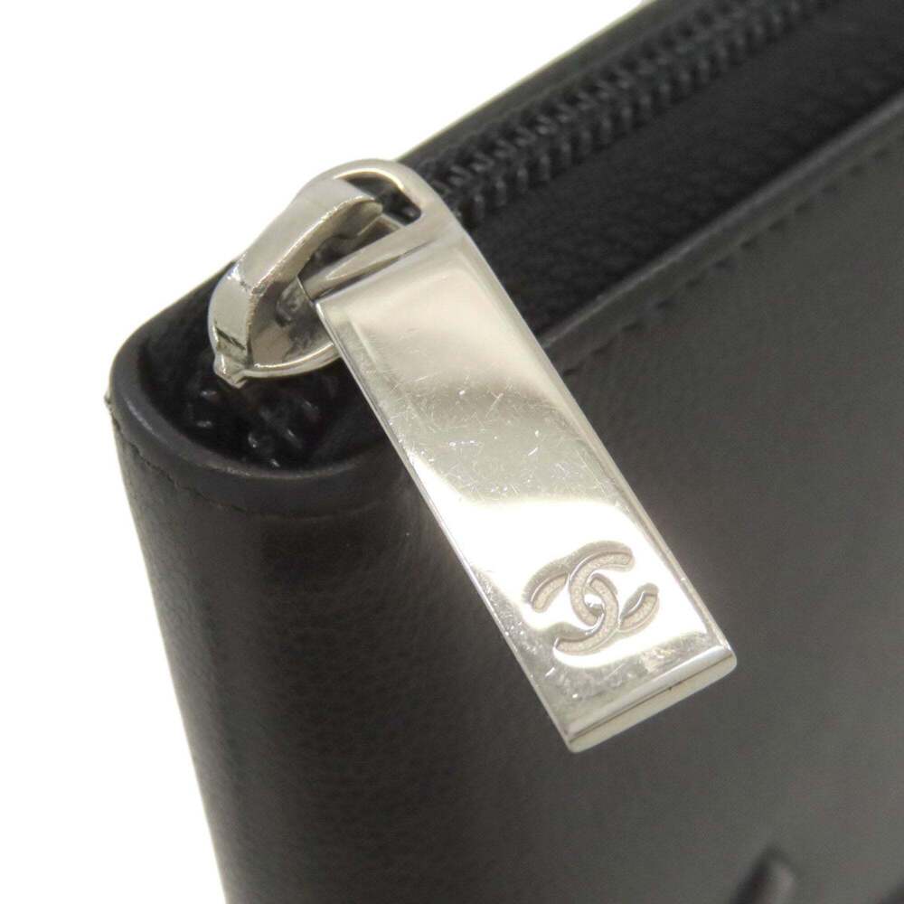 CHANEL Black Logo Wallet - Picture 10 of 16